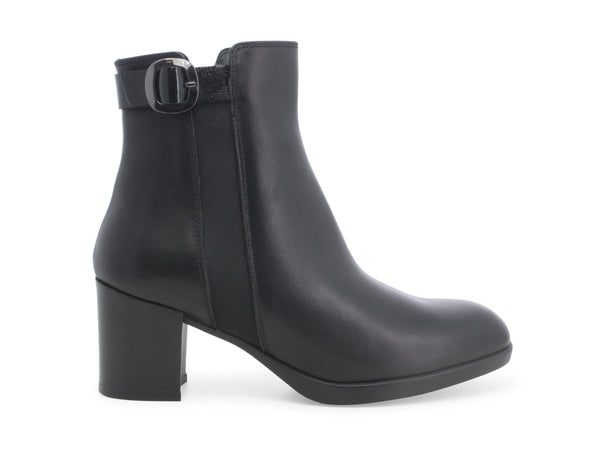 Melluso Donna Stivaletti Invernali Made in Italy in Pelle Nera Z250-228042